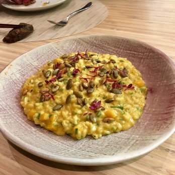 PAI Honolulu - Uni and kabocha risotto - New American Near Me - Honolulu, Hawaii PAI Honolulu - Uni and kabocha risotto - New American Near Me - Honolulu, Hawaii