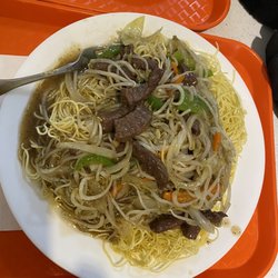 Magic Wok - This is my favorite. Black Pepper Stake Noodles. The beef is of really high quality. I will definitely order it again!