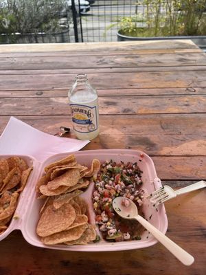 Shark Bite Ceviches by null