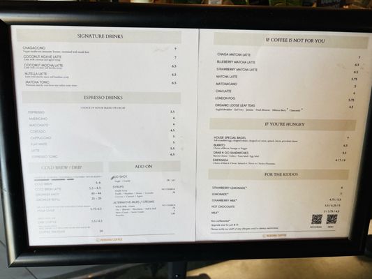 Menu photo 5 Reborn Coffee Brea, CA