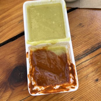 Licha's Cantina - Dona sauce and salsa (with chipotle?) - Bars Near Me - Austin, Texas