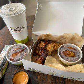 Pollo Campero - Two Piece Meal  Plantains  Tortilla Pepsi - Latin American Near Me - Chicago, Illinois