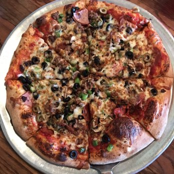 Matt's Smalltown Pizza - AMAZING Supreme (large) and there was no need for a "to go" box. - Pizza Near Me - Senoia, Georgia Matt's Smalltown Pizza - AMAZING Supreme (large) and there was no need for a "to go" box. - Pizza Near Me - Senoia, Georgia