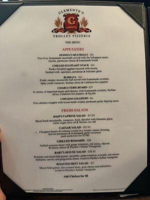 Menu photo 3 Clemente's Trolley Pizzeria Key West, FL