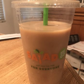 Salad and Go - Cold Brew with oat milk and hazelnut - Fast Food Near Me - Tucson, Arizona