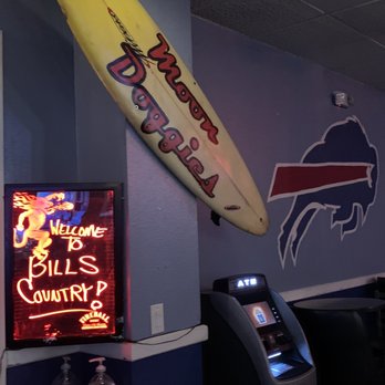 Moon Doggies - a surfboard hanging on the wall - Dive Bars Near Me - Las Vegas, Nevada Moon Doggies - a surfboard hanging on the wall - Dive Bars Near Me - Las Vegas, Nevada