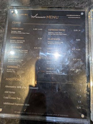 Menu photo 3 Kamari Coffee San Francisco, CA
