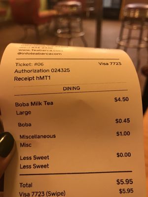 Menu photo 4 Boba Tea Bar Bakersfield, CA