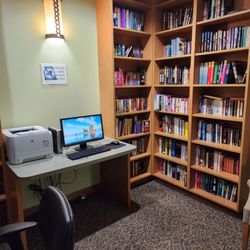 Sun City Center Hospice House - Library area.