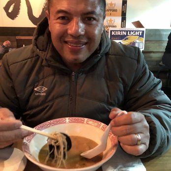 Tiger Den - Jose eating his ramen - Ramen Near Me - Houston, Texas Tiger Den - Jose eating his ramen - Ramen Near Me - Houston, Texas
