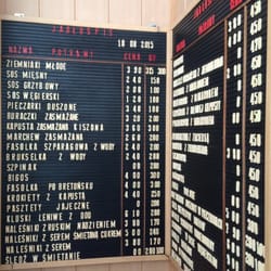 Bar Mleczny Turysta - Bardzo klasyczna, vintage i oldschool tablica