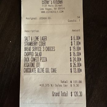 Esther's Kitchen - Italian Near Me - Las Vegas, Nevada