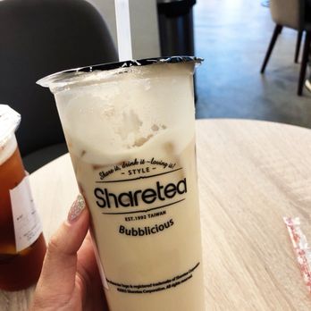 Sharetea - classic milk tea (oolong) - Bubble Tea Near Me - Arcadia, California