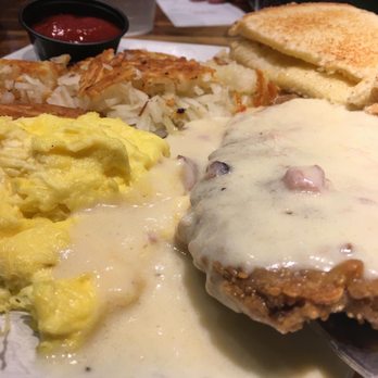 13 Coins Pioneer Square - Chicken Fried Steak and Eggs @justpadge_eats - American Near Me - Seattle, Washington