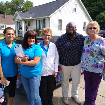 Assisting Hands North Central Ohio - Justine, Kim, MaLisa, Nick and Deb pose for the camera. - Personal Care Services Near Me - Delaware, Ohio