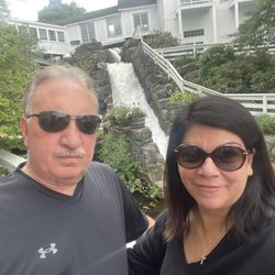 The Inn at Mill Falls - The falls right under the hotel