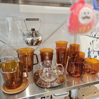 Yochi Cups - Translucent brown screams retro - Home Decor Near Me - Richmond, British Columbia Yochi Cups - Translucent brown screams retro - Home Decor Near Me - Richmond, British Columbia