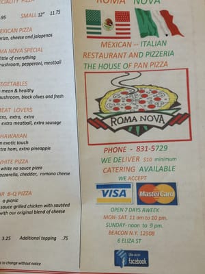 Menu photo 4 Roma Nova Beacon, NY Menu photo 4 Roma Nova Beacon, NY