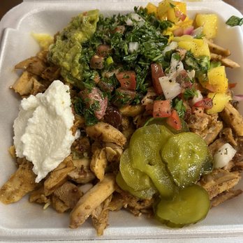 Shawarma Taco - Chicken shawarma salad with chosen toppings (unlimited!) - Middle Eastern Near Me - Springfield, Virginia