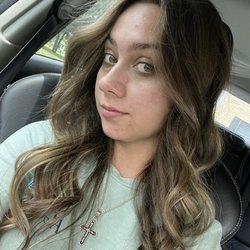 Posh Salon & Spa - This was my hair first highlighted out of state. Freshly done.