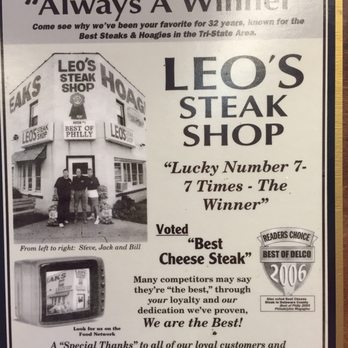 Leo's Steak Shop - This was 2 years ago - Sandwiches Near Me - Folcroft, Pennsylvania Leo's Steak Shop - This was 2 years ago - Sandwiches Near Me - Folcroft, Pennsylvania