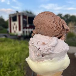 From top to bottom: Chocolate, Blackberry, Cake Batter
