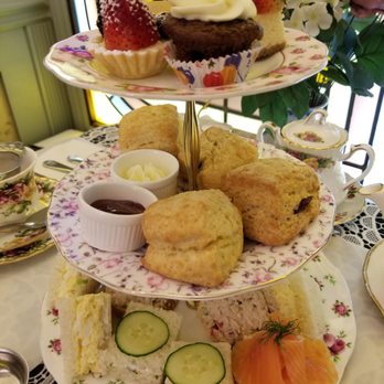 After Queen Tea Shop - Tower of afternoon tea treats - Tea Rooms Near Me - Markham, Ontario