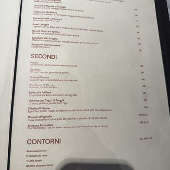 bossi - Menu - Italian Near Me - Auckland, AUK