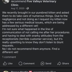 Five Valleys Veterinary Clinic