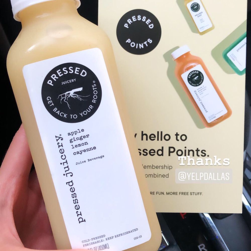 Pressed Juicery - Apple, Ginger, Lemon, Cayenne Juice - Juice Bars & Smoothies Near Me - Dallas, Texas Pressed Juicery - Apple, Ginger, Lemon, Cayenne Juice - Juice Bars & Smoothies Near Me - Dallas, Texas