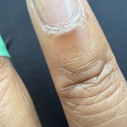 My nails are usually gorgeous and this is outrageous.