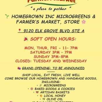 HomeGrown - More information about the business! - Community Service/Non-Profit Near Me - Elk Grove, California