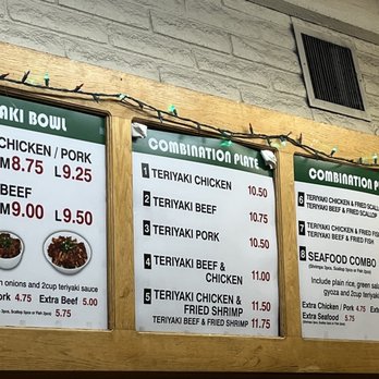 Mos 2 - Menu Board - Japanese Near Me - Santa Ana, California
