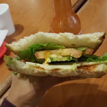 Andersen Bakery - Here is the sad version of the veggie sandwich they have me. - Bakeries Near Me - Milpitas, California