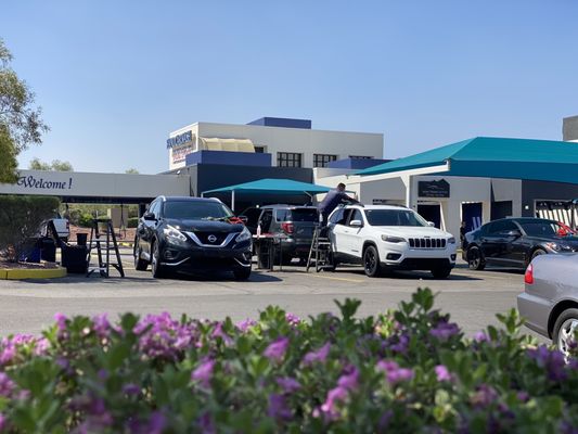 Vivid Lucky 7 Car Wash Artwork Illustration Vivid Lucky 7 Car Wash Artwork Illustration