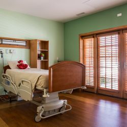 Capital Caring Health - Capital Caring Health Adler Center for Caring on the Van Metre Campus Patient Room