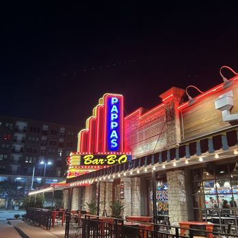 Pappas Bar-B-Q - All lit up - Barbeque Near Me - Houston, Texas Pappas Bar-B-Q - All lit up - Barbeque Near Me - Houston, Texas