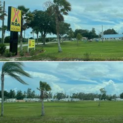Moore Haven KOA - View from US-27