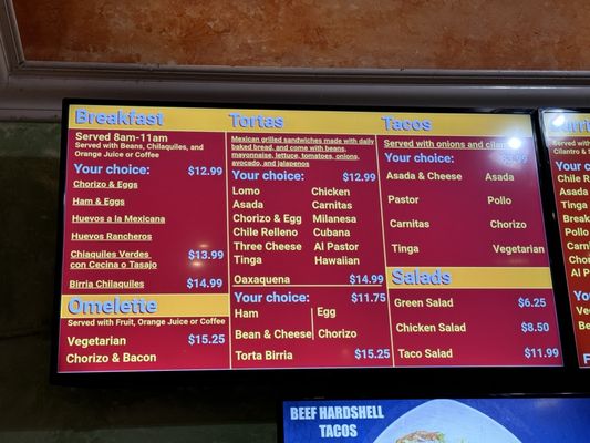 Menu photo 2 Tortas Mexico Pasadena, CA