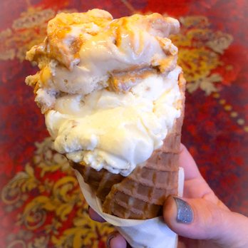 Kate's Korner Ice Cream Parlor - Waffle Cone with Praline Pecan Ice Cream. - Ice Cream & Frozen Yogurt Near Me - Las Vegas, Nevada Kate's Korner Ice Cream Parlor - Waffle Cone with Praline Pecan Ice Cream. - Ice Cream & Frozen Yogurt Near Me - Las Vegas, Nevada