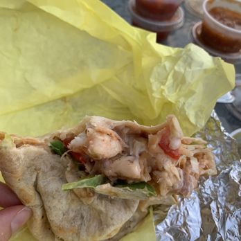 Taco Grill - So much fresh shrimp in this burrito!! - Mexican Near Me - Westminster, California
