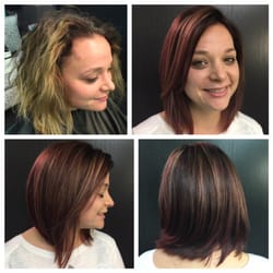 Allison Hunter Haircraft - Color correction with olaplex