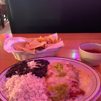 Jose Tejas - Enchilada with green chills cheese - Cajun/Creole Near Me - Iselin, New Jersey