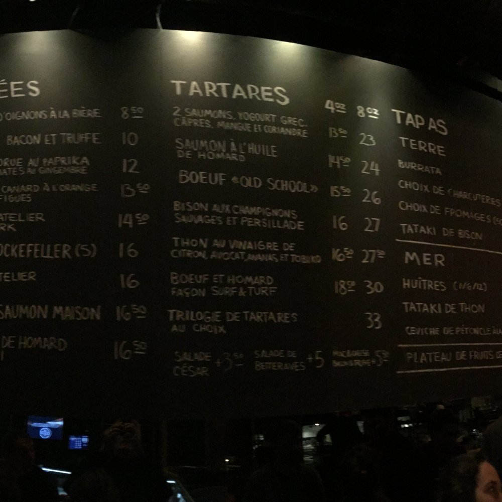 L'Atelier - Le menu - Canadian (New) Near Me - Quebec City, Quebec L'Atelier - Le menu - Canadian (New) Near Me - Quebec City, Quebec