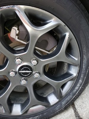 Photo of Curbside Wheel Repair - San Jose, CA, US. Before