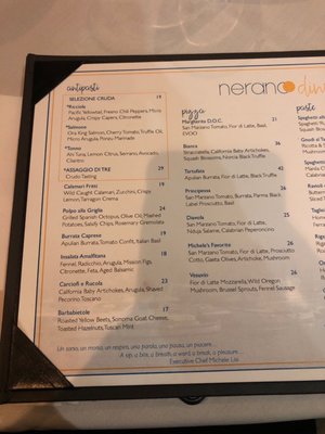 Menu photo 5 Nerano Beverly Hills, CA Menu photo 5 Nerano Beverly Hills, CA