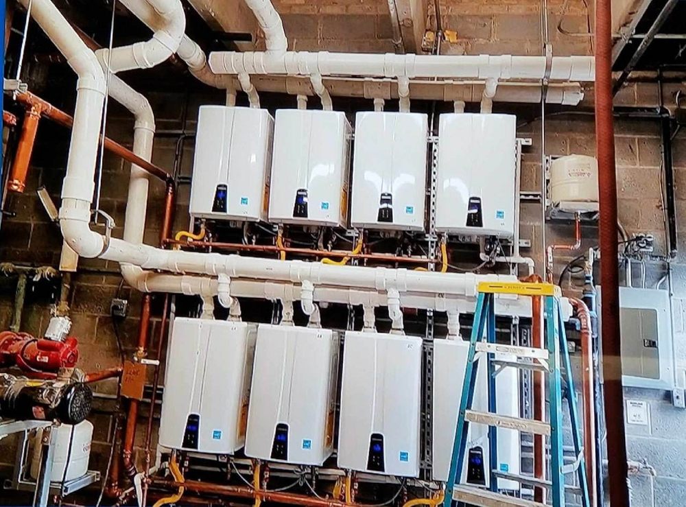 Slide of ER Tankless Water Heaters and Plumbing