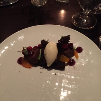 Deuxave - Dark chocolate cremeux - New American Near Me - Boston, Massachusetts Deuxave - Dark chocolate cremeux - New American Near Me - Boston, Massachusetts