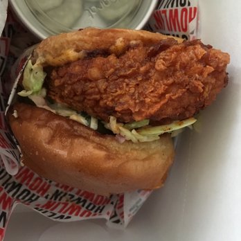 Howlin' Ray's - The Sando - boneless breast, slaw, comeback sauce, pickles, butter bun, Mild - Southern Near Me - Los Angeles, California Howlin' Ray's - The Sando - boneless breast, slaw, comeback sauce, pickles, butter bun, Mild - Southern Near Me - Los Angeles, California