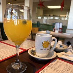 Rick's Restaurant - Mimosa and coffee